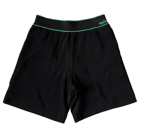 NWT $800 Bottega Veneta Men's Medium Weight Toweling Shorts Black M 702425