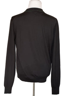 NWT $1050 Bottega Veneta Merino Wool Knit Pullover Sweater Large Black 704880 IT