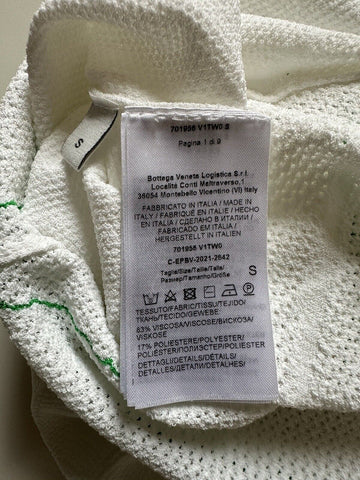 NWT $1300 Bottega Veneta Women's Lightweight Viscose Sweater White Small 701956