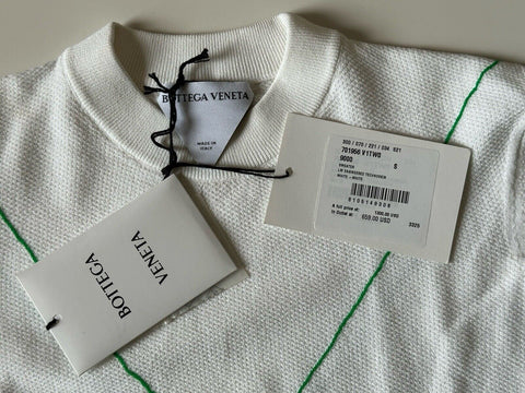 NWT $1300 Bottega Veneta Women's Lightweight Viscose Sweater White Small 701956