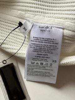 NWT $1550 Bottega Veneta Viscose Loops Chalk Skirt XS Italy 703054