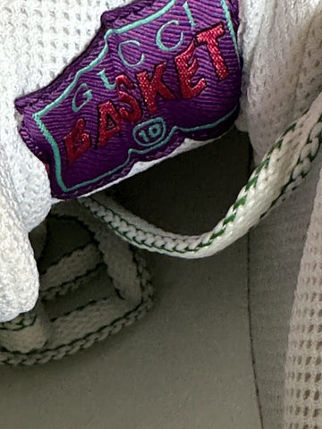 Gucci Demetra GG Men's Low-top Green/White Sneakers 6.5 US (Gucci 6) 698785 NIB