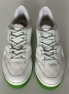 Gucci Demetra GG Men's Low-top Green/White Sneakers 6.5 US (Gucci 6) 698785 NIB