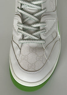 Gucci Demetra GG Men's Low-top Green/White Sneakers 6.5 US (Gucci 6) 698785 NIB