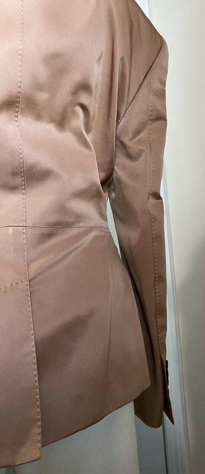New $3490 TOM FORD Women’s Jacket Blazer Bisque/Beige 42/8 Italy