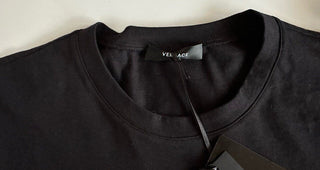 NWT Versace Logo Series Crystal-embellished T-Shirt Black 8 US (42 Eu) 1014555