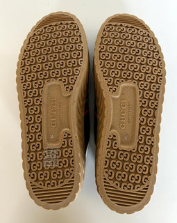 NIB Gucci Fabric Black Low-top Sneakers 10 US (Gucci 9) 703032 Spain