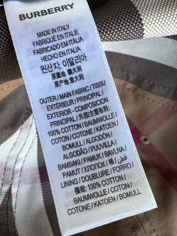 NWT $440 Burberry Reversible Baseball Cap Archive Beige M (57 cm) 8056296 Italy