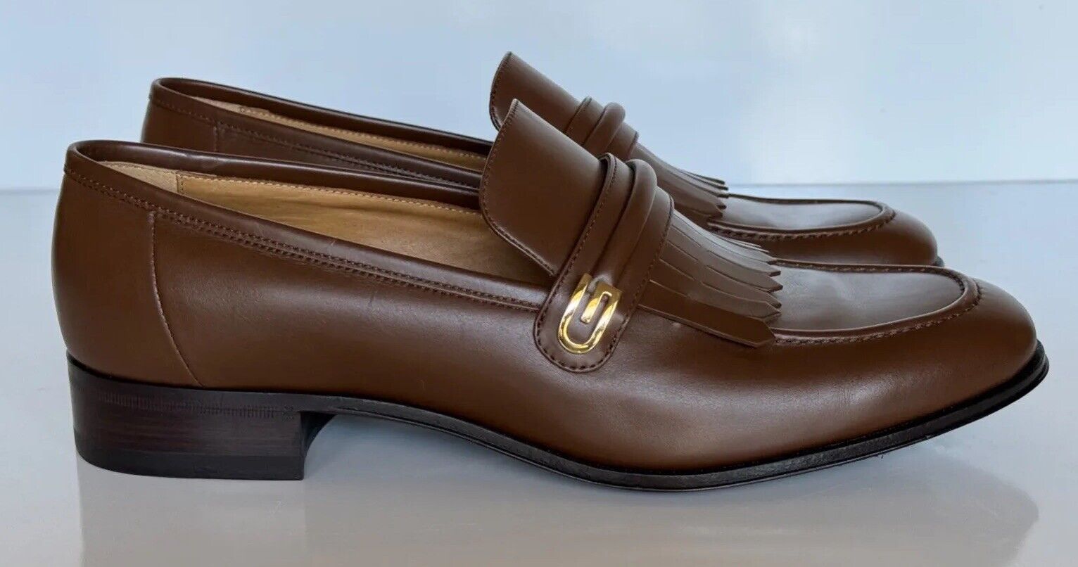 NIB Gucci Men’s Moccasin Leather Dress Shoes Brown 11.5 US (10.5 Gucci) 714680