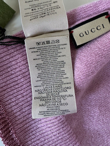 NWT Gucci Knit Viscose/Cashmere Roseate Beanie Hat Medium (57 cm) Italy 677822