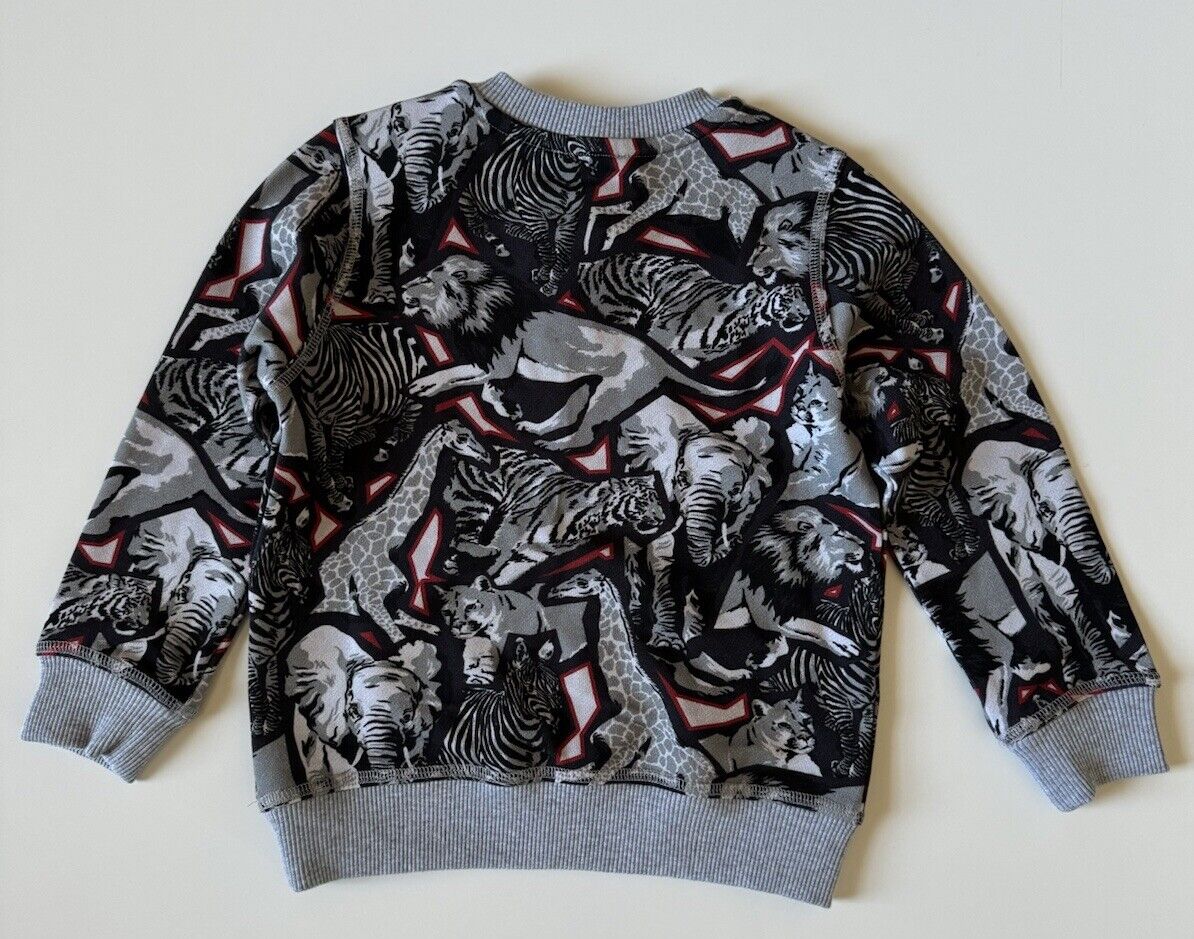 NWT Kenzo Animal Print Boys Cotton Sweater Size 4T