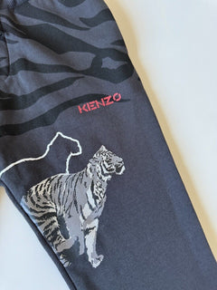 NWT Kenzo Animal Print Boys Joggers Black Size 4