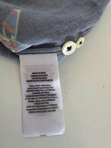 NWOT $228 Polo Ralph Lauren Viscose Short Sleeve Button Shirt Blue XL