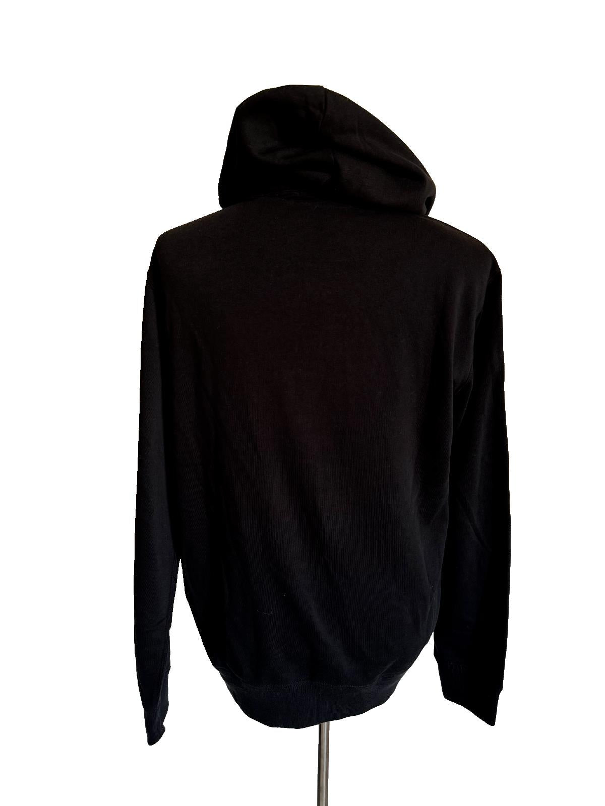 NWT $188 Polo Ralph Lauren Men's Long Sleeve Bear Sweatshirt with Hoodie Black L