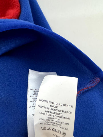 NWT$198 Polo Ralph Lauren Bear Fleece Sweatshirt Colorblock Red/Blue/Yellow L