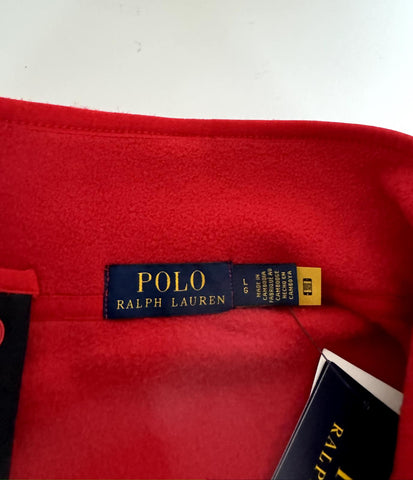NWT$198 Polo Ralph Lauren Bear Fleece Sweatshirt Colorblock Red/Blue/Yellow L