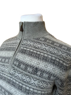 NWT $228 Polo Ralph Lauren Men's Knit Wool/ Alpaca Hair Zip Sweater Small