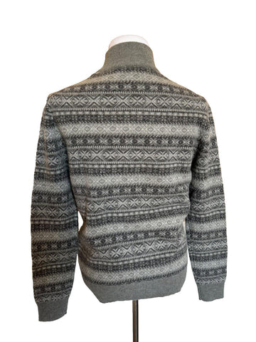 NWT $228 Polo Ralph Lauren Men's Knit Wool/ Alpaca Hair Zip Sweater Small