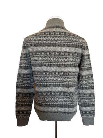 NWT $228 Polo Ralph Lauren Men's Knit Wool/ Alpaca Hair Zip Sweater Small