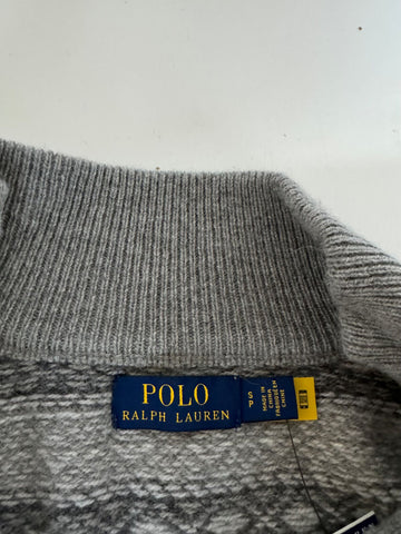 NWT $228 Polo Ralph Lauren Men's Knit Wool/ Alpaca Hair Zip Sweater Small