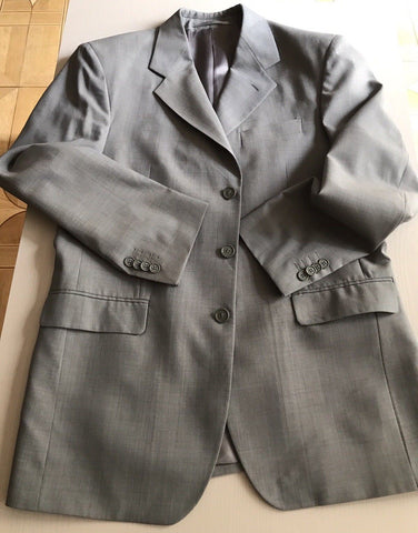 Uomo Boss Men's Sport Coat Blazer Gray 38 US ( 48 Eur ) Italy - BAYSUPERSTORE