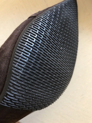 Fabi Women's Suede Shoes Dark Brown Size 8 US ( 38 EU ) Italy - BAYSUPERSTORE