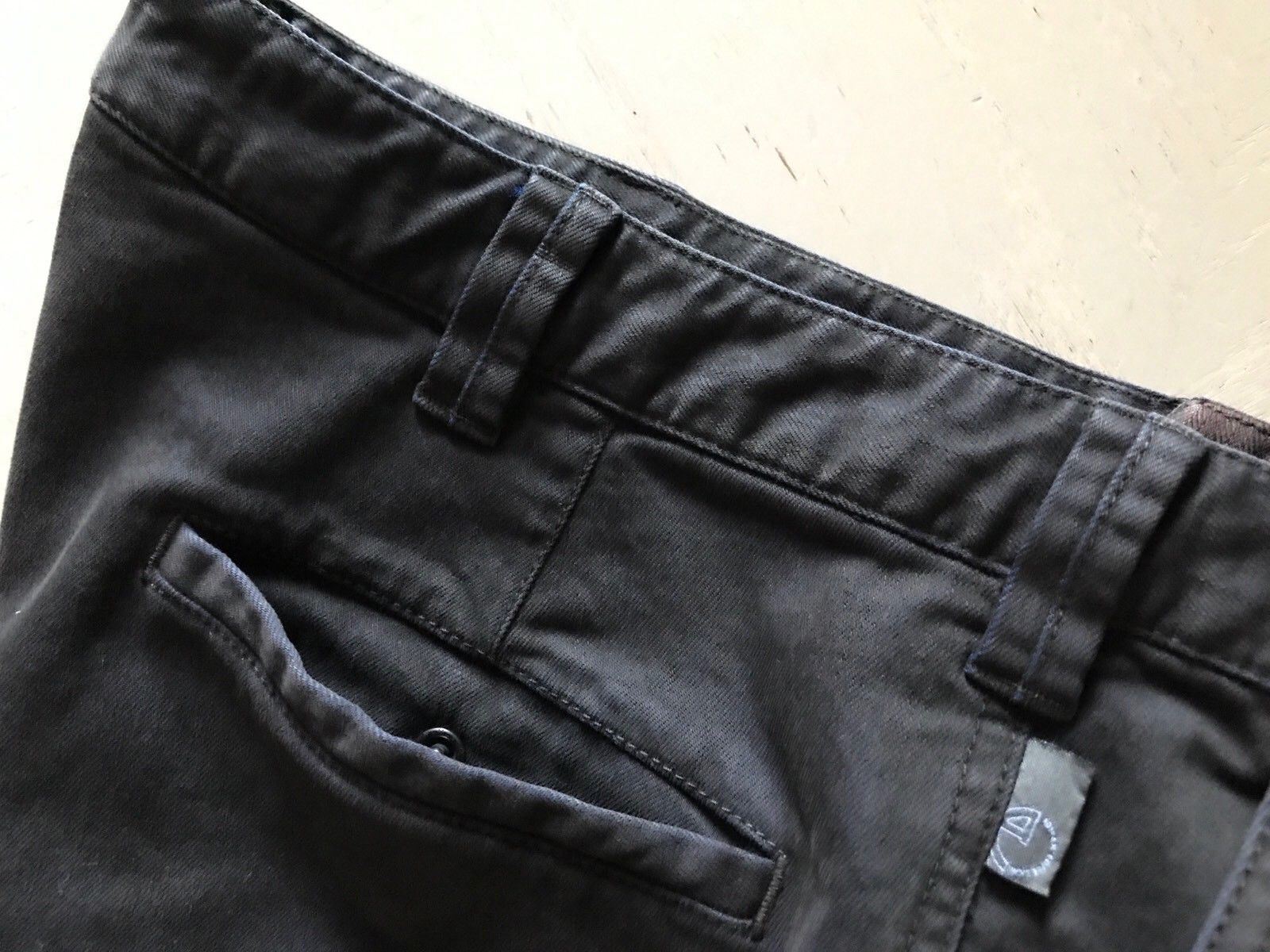 New $395 Armani Collezioni Men's Pants Gray / DK Brown 32 US ( 48 Eu ) - BAYSUPERSTORE