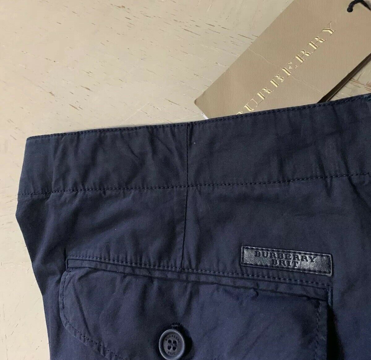 Новые темно-синие короткие брюки Burberry Brit за 275 долларов, размер 38