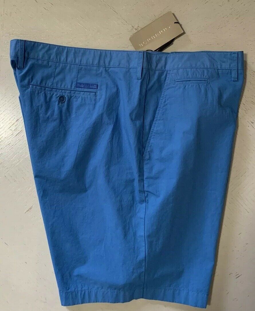 New $195 Burberry Brit Short Pants Lupin Blue Size 42