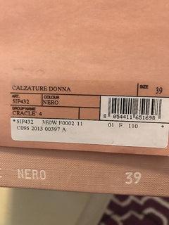 NIB Miu Miu Prada Women's Calzature Cracle Classic Pumps Black 39 Italy $730 - BAYSUPERSTORE