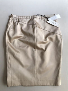 New $1245 Versace Collection Women’s Skirt Beige Size 4 US ( 40 Ita ) Italy