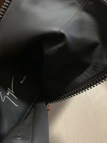 New $1190 Zanotti Mens Suede Boots Shoes DK Brown 8 US ( 41 Eu ) Italy