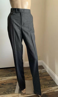 Neue 1250 $ Ralph Lauren Collection Purple Label Damenhose Grau 10 US
