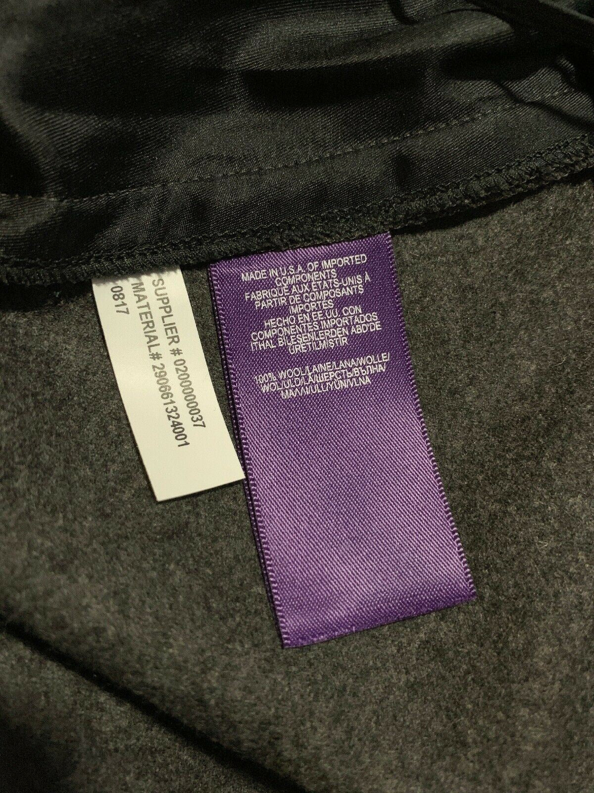 Neue 1250 $ Ralph Lauren Collection Purple Label Damenhose Grau 10 US