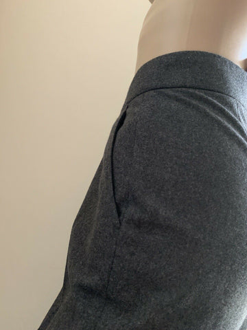 New $1250 Ralph Lauren Collection Purple Label Women's Pants Gray 10 US