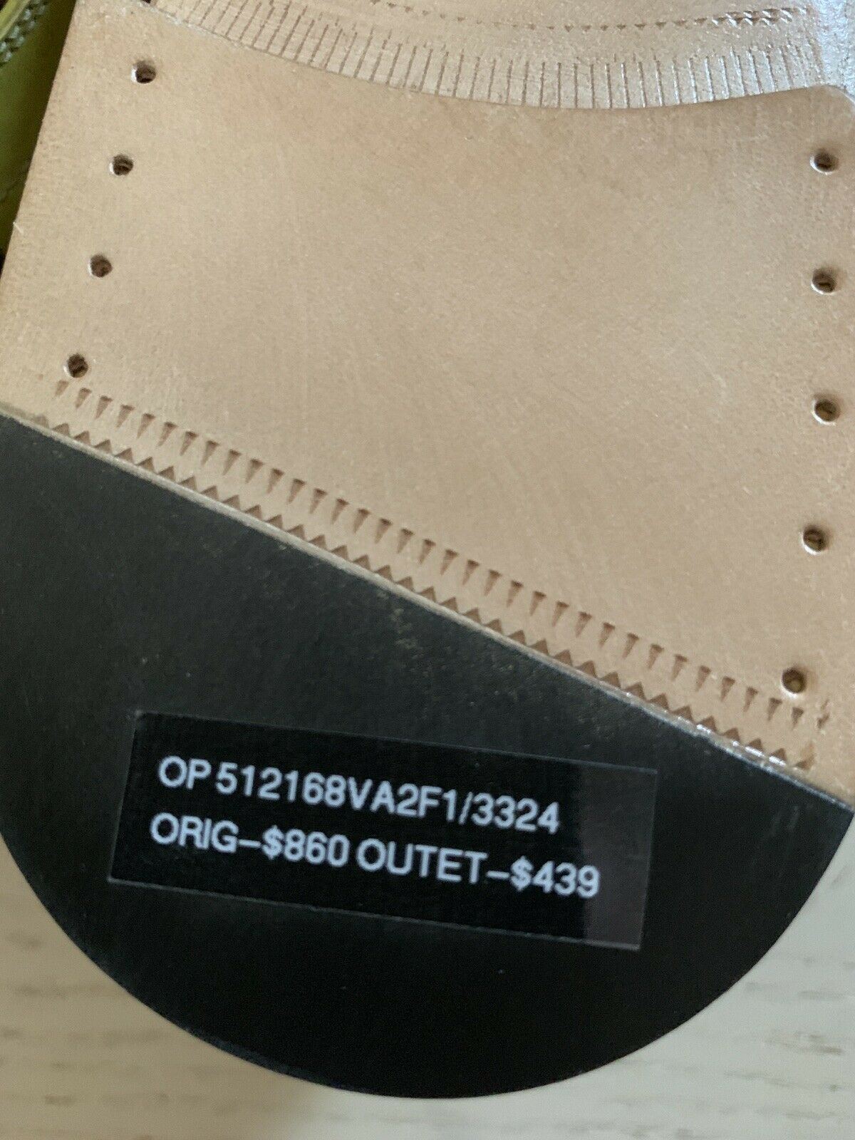 NIB $860 Bottega Veneta Mens Leather Shoes Color Chamomile 11 US ( 44 Eu ) Italy