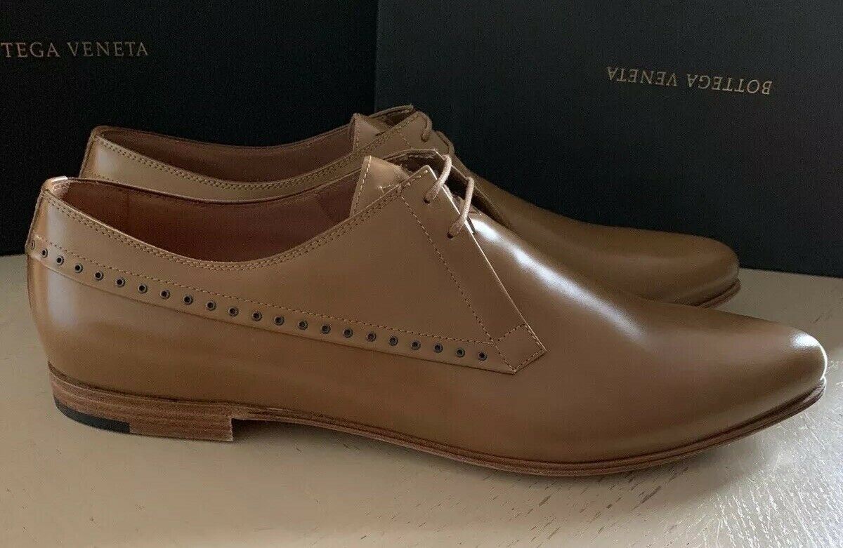 NIB $860 Bottega Veneta Mens Leather Shoes Color Brown 9 US ( 42 Eu ) Italy