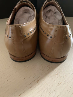 NIB $860 Bottega Veneta Mens Leather Shoes Color Brown 9 US ( 42 Eu ) Italy