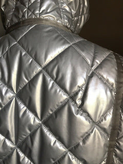 New$1295 Ralph Lauren Purple Label RLX Men Puffer Jacket Coat Silver Size XL
