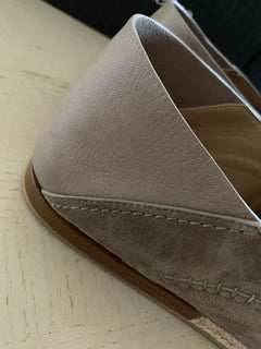 Neue $495 Ermenegildo Zegna Wildleder Espadrilles Schuhe Nude 11 US Italien