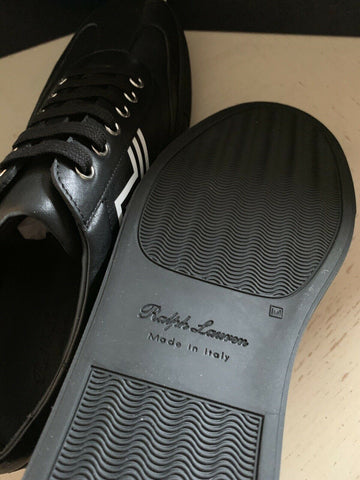Новые мужские кожаные кроссовки Ralph Lauren Purple Label за 695 долларов США, черные 12 US Ita