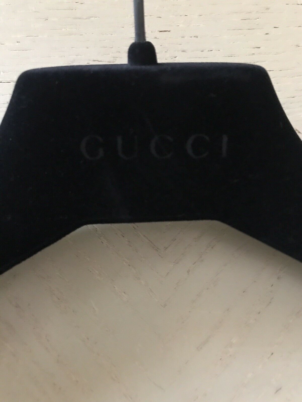 New Gucci Non-slip Black Velvet cloth Hanger