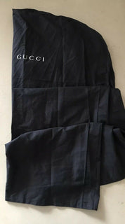 Brand New Gucci Garment Overcoat Dress Any Clothing Black Long Bag
