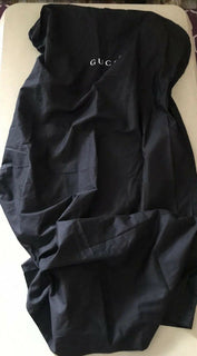 Brand New Gucci Garment Overcoat Dress Any Clothing Black Long Bag