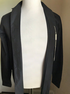 Neues Salvatore Ferragamo Herren-Langarmhemd, Marineblau, Größe S, Italien