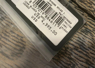 Neu mit Etikett: 4395 $ Giorgio Armani Herren Mantel Jacke Blazer Blau/Mehrfarbig 36 US/46 Eu
