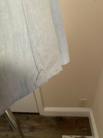 NWT $275 Eidos Napoli Mens Shirt  Blue 42/16.5 Italy