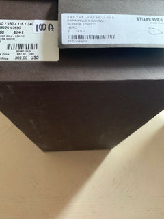 NIB $ 620 Bottega Veneta Männer Krokodil Flip Flop Sandale Schuhe Schwarz 7,5 US/40,5 E 