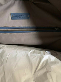 Neue Bottega Veneta Leder/Canvas Reisetasche DK Blue 422048 im Wert von 2500 $ Italien