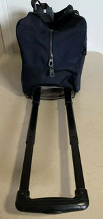 Neue Bottega Veneta Leder/Canvas Reisetasche DK Blue 422048 im Wert von 2500 $ Italien